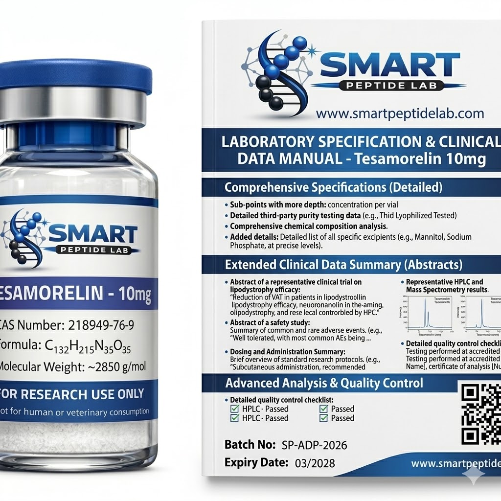 Shop Tesamorelin (TSM10) Online – Premium Quality Peptide | Smart Peptide Lab