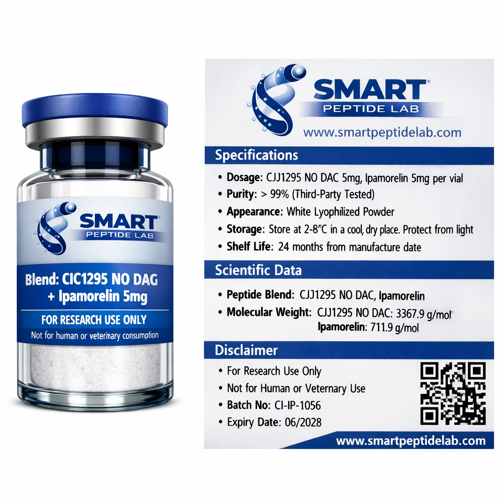 Buy Peptide Blend: CJC1295 NO DAC 5mg + Ipamorelin 5mg