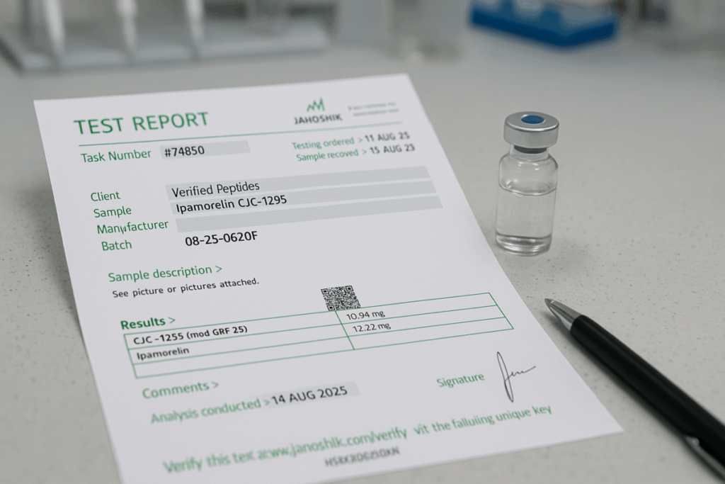 How to Verify Peptide Purity Reports